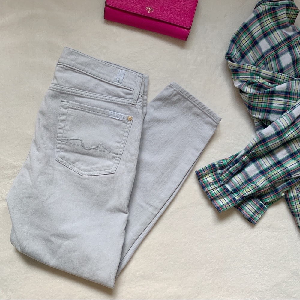 7 FOR ALL MANKIND Gwenevere Cropped Jean